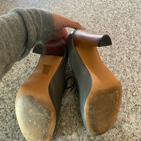 UrbanOutfitters SQUAREDTOE sz7.5 oxford booties - Picture 4 of 6